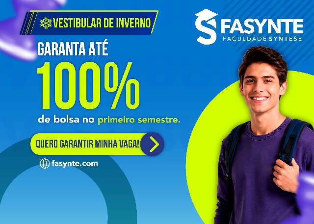 Faculdade Syntese abre inscri&ccedil;&otilde;es para vestibular com bolsas at&eacute; 100%