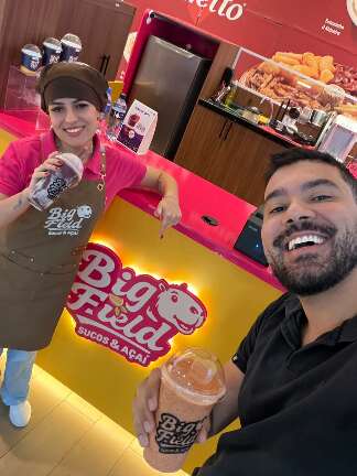 Cliente personaliza o pr&oacute;prio suco e cria combina&ccedil;&otilde;es exclusivas na Big Field