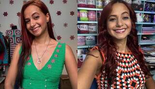 Juliana aprendeu croch&ecirc; no colo da m&atilde;e e hoje faz todo tipo de roupa