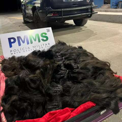 Carga de cabelo humano avaliada em R$ 115 mil &eacute; apreendida na fronteira