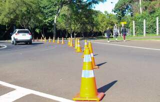 Parque dos Poderes tem pista fechada para lazer em ponto facultativo