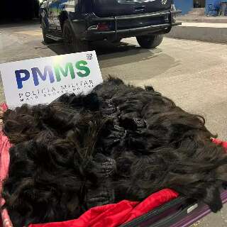 Carga de cabelo humano avaliada em R$ 115 mil &eacute; apreendida na fronteira