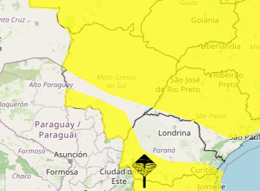 Inmet coloca MS em alerta para tempestade e ventos de at&eacute; 60 km/h