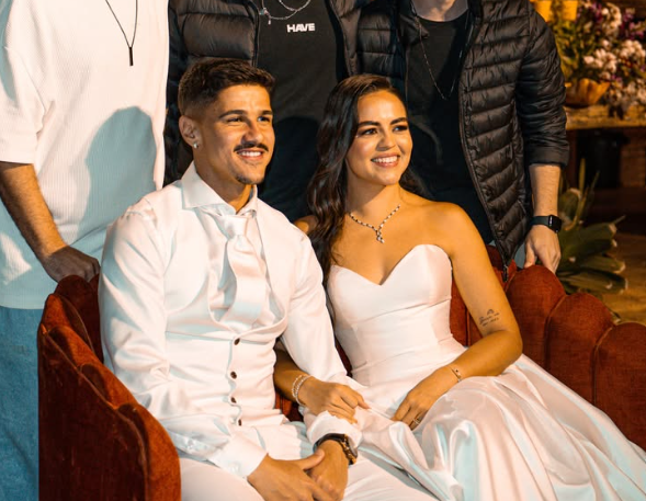 Jogador no M&eacute;xico, R&ocirc;mulo casou em MS com buffet de Minas ao Chile