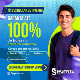 Faculdade Syntese abre inscri&ccedil;&otilde;es para vestibular com bolsas at&eacute; 100%