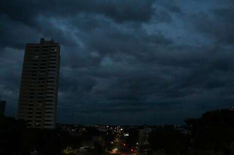 MS ter&aacute; quarta e quinta-feira com risco de chuva, vento forte e tempestades