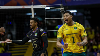 Brasil reage no fim, vence Irã e estreia com triunfo na Liga das Nações Brasil reage no fim, vence Irã e estreia com triunfo na Liga das Nações