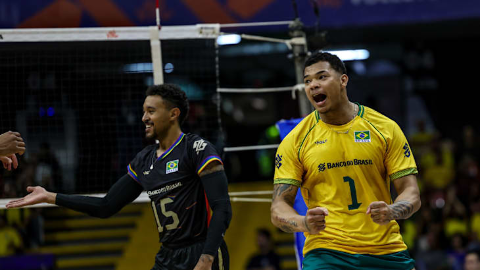 Brasil reage no fim, vence Ir&atilde; e estreia com triunfo na Liga das Na&ccedil;&otilde;es
