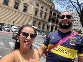 Ela é brasileira, ele argentino e o amor deles sobrevive a cada Copa Ela é brasileira, ele argentino e o amor deles sobrevive a cada Copa