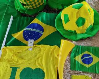 Com bandeirinhas do Brasil a R$ 5, bazar arrecada recursos para projeto infantil