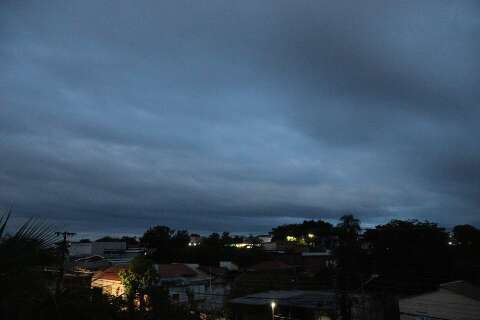 S&aacute;bado segue sob alerta de tempestade e granizo em Mato Grosso do Sul
