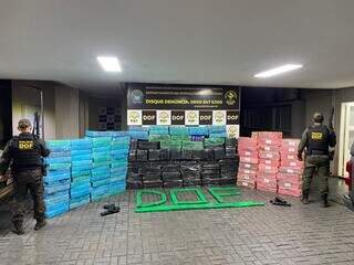 Em pneus, milho e cerveja, apreensões de maconha passam de 271 toneladas em MS Em pneus, milho e cerveja, apreensões de maconha passam de 271 toneladas em MS