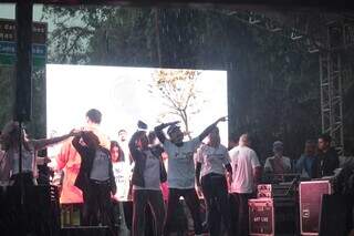 Chuva cancela caminhada pelo fim da violência contra a mulher na Capital Chuva cancela caminhada pelo fim da violência contra a mulher na Capital