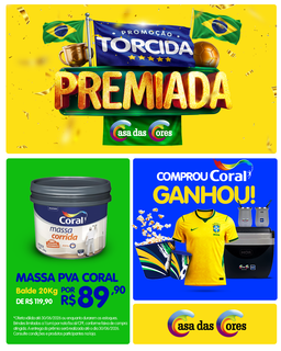 Torcida Premiada da Casa das Cores entra na reta final com ofertas imperdíveis Torcida Premiada da Casa das Cores entra na reta final com ofertas imperdíveis