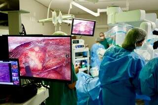 MS, Chile e Panamá se conectam em cirurgia robótica simultânea e inédita MS, Chile e Panamá se conectam em cirurgia robótica simultânea e inédita