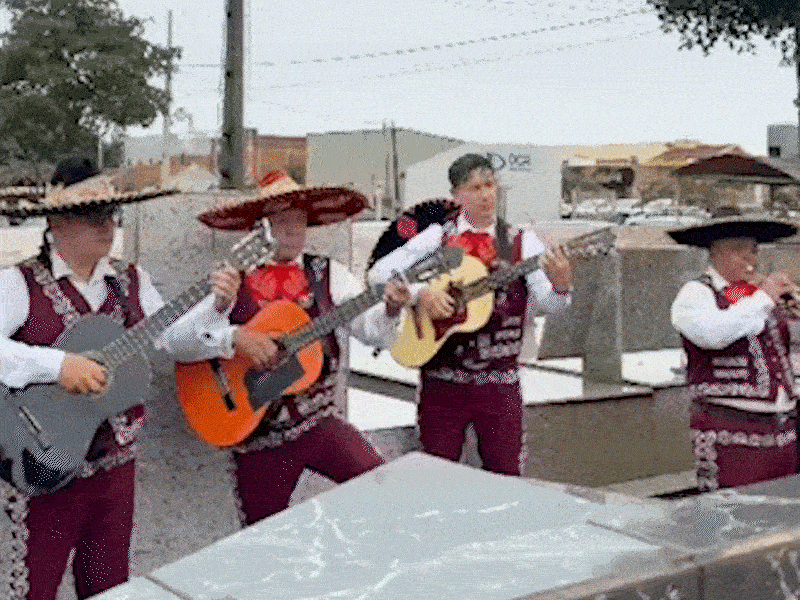 Alice era t&atilde;o feliz que quis ser enterrada com alegria de mariachis