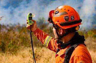 Bombeiros fazem queima prescrita em treinamento no Parque do Rio Taquari Bombeiros fazem queima prescrita em treinamento no Parque do Rio Taquari