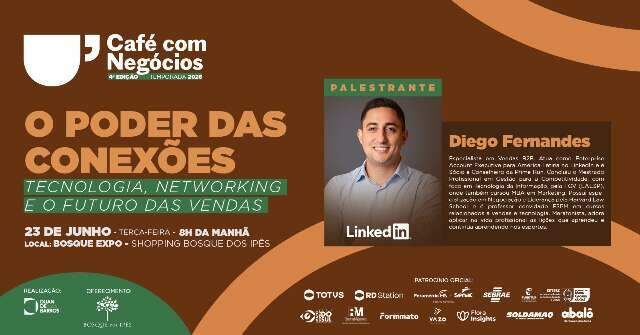 Executivo do LinkedIn para a Am&eacute;rica Latina ser&aacute; atra&ccedil;&atilde;o do Caf&eacute; com Neg&oacute;cios