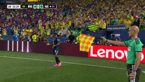 Endrick marca na estreia, mas impedimento impede 4&ordm; gol do Brasil