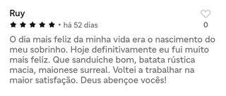 Barraco na entrega e comida feia: as avaliações ‘sinceronas’ dos deliverys Barraco na entrega e comida feia: as avaliações ‘sinceronas’ dos deliverys