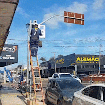 Radares são instalados em novos pontos das principais avenidas de Campo Grande