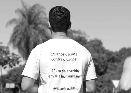 Filho corre 19 km para homenagear m&atilde;e que enfrentou c&acirc;ncer por 19 anos