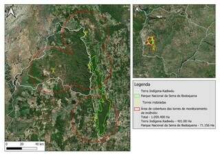 Serra da Bodoquena recebe quatro torres para monitorar focos de inc&ecirc;ndio 