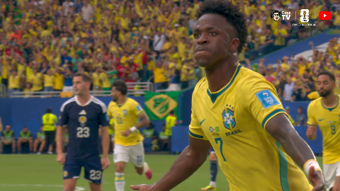 Vini Jr. rouba bola e faz o segundo, mas arbitragem anula gol