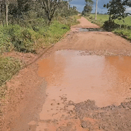 Choveu, problema voltou: motorista reclama novamente das condi&ccedil;&otilde;es de estradas
