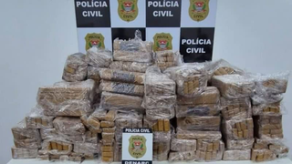 Caminh&atilde;o de empresa de Dourados &eacute; apreendido com 4,3 toneladas de maconha em SP
