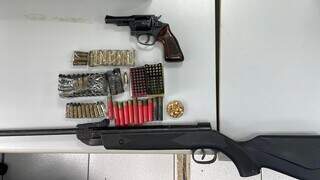 Agressor de mulher &eacute; preso com arsenal e 99 muni&ccedil;&otilde;es em Campo Grande