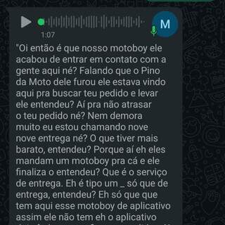 Golpe do falso entregador convence v&iacute;tima a pagar taxa fora de app
