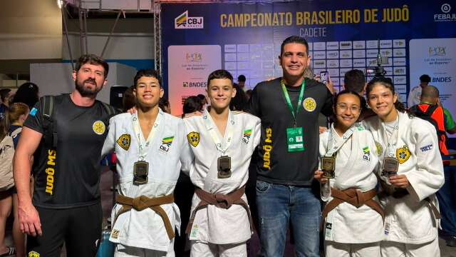 Equipe de Campo Grande garante 5 medalhas no Brasileiro Cadete de Jud&ocirc;