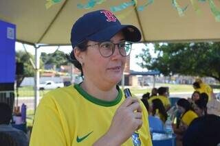 Pra&ccedil;a Mar&ccedil;al de Souza vira ponto de encontro para torcer pelo Brasil