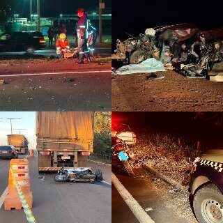 MS tem quatro mortes em acidentes nas rodovias em menos de 24 horas