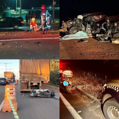 MS tem quatro mortes em acidentes nas rodovias em menos de 24 horas
