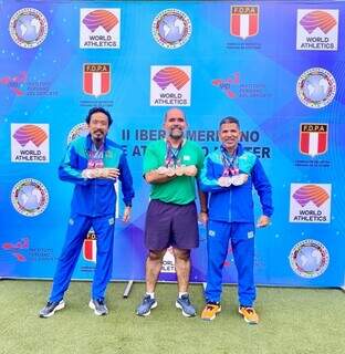 Atleta veterano de MS conquista 5 medalhas e bate recordes no Ibero-Americano