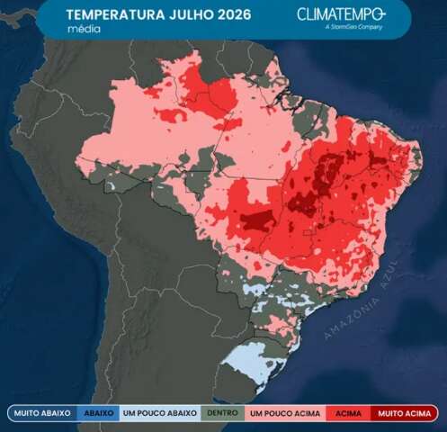 Julho em MS ter&aacute; frio em ondas, intercalado com tempo seco