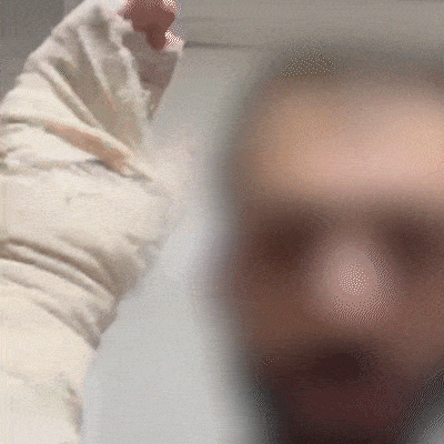 Em v&iacute;deo no hospital, marido queimado diz que esposa n&atilde;o quis mat&aacute;-lo