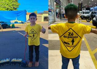 Aos 6 anos, Zé da Paçoca brinca de vendedor e faz sucesso na feira Aos 6 anos, Zé da Paçoca brinca de vendedor e faz sucesso na feira