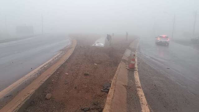 Com forte neblina, motociclista cai em po&ccedil;a de &aacute;gua e morre na BR-463