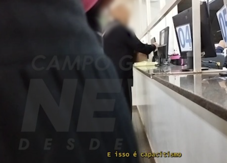 Cega, Monique &eacute; barrada no HR: &ldquo;Tem que ver se pode ser acompanhante, n&eacute; amiga?&rdquo;