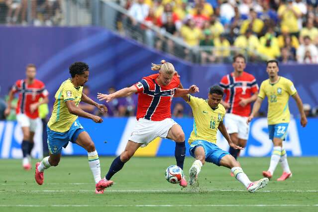 Primeiro tempo de Brasil e Noruega termina empatado em 0 a 0