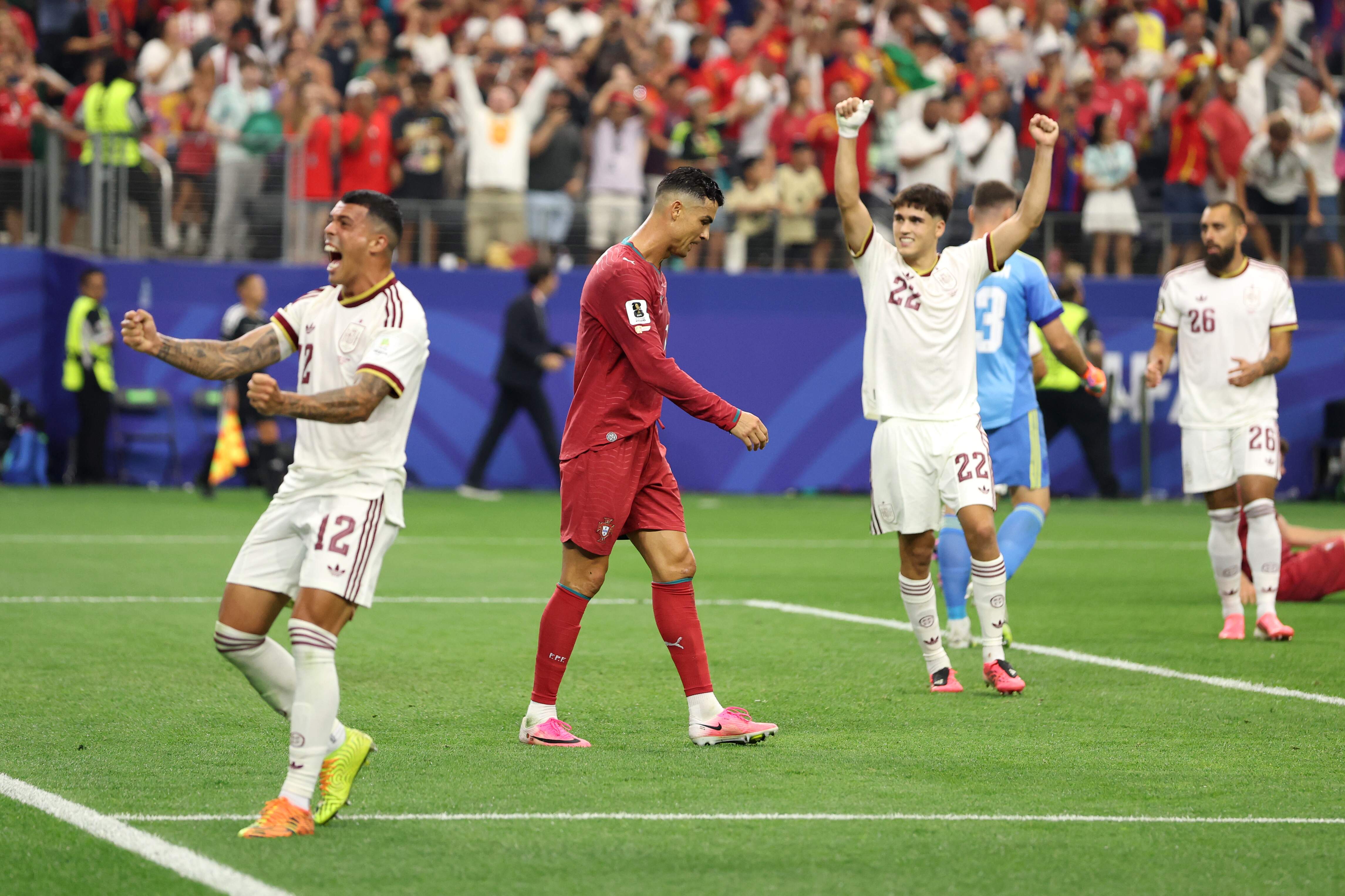 Espanha elimina Portugal em jogo tenso e marca adeus de Cristiano Ronaldo em Copas