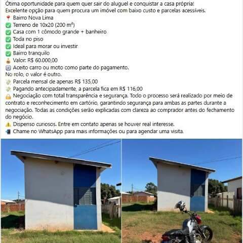 Casa dada &agrave; fam&iacute;lia do Mandela vira "rolo" de R$ 60 mil na internet