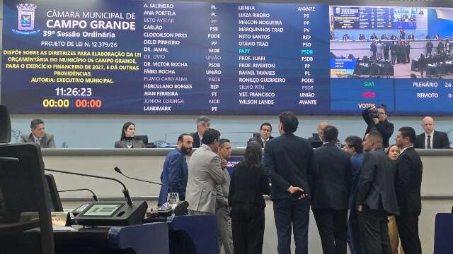Em duas vota&ccedil;&otilde;es, vereadores aprovam LDO de 2027 com 485 emendas 