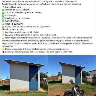 Casa dada &agrave; fam&iacute;lia do Mandela vira "rolo" de R$ 60 mil na internet