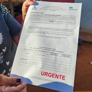 Após denúncia, Emha encontra troca irregular e notifica moradores do Mandela Após denúncia, Emha encontra troca irregular e notifica moradores do Mandela