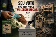 Quem compra seu voto n&atilde;o compra sua confian&ccedil;a, compra seu sil&ecirc;ncio
