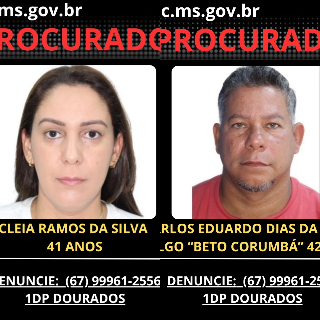 Pol&iacute;cia Civil pede ajuda para localizar casal faccionado foragido